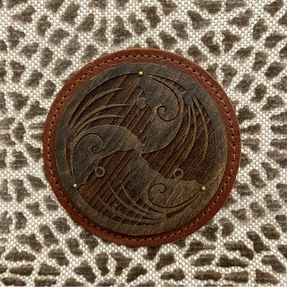 Add Libb Designs Fabric Boho Biloba Handbag Clutch OOAK - Picture 2 of 8